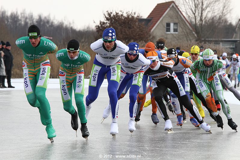 NK Marathon op natuurijs